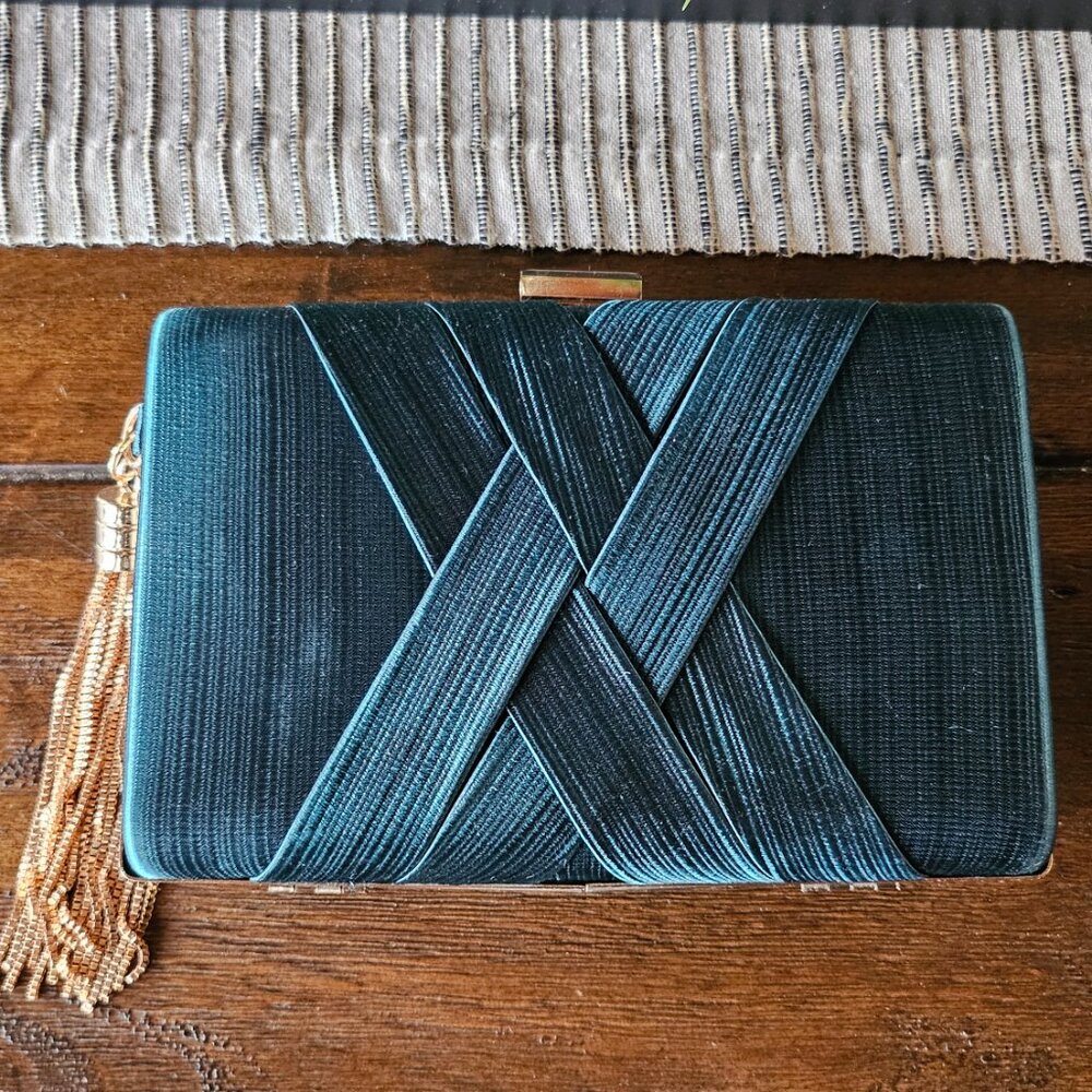 Emerald Green Clutch Purse